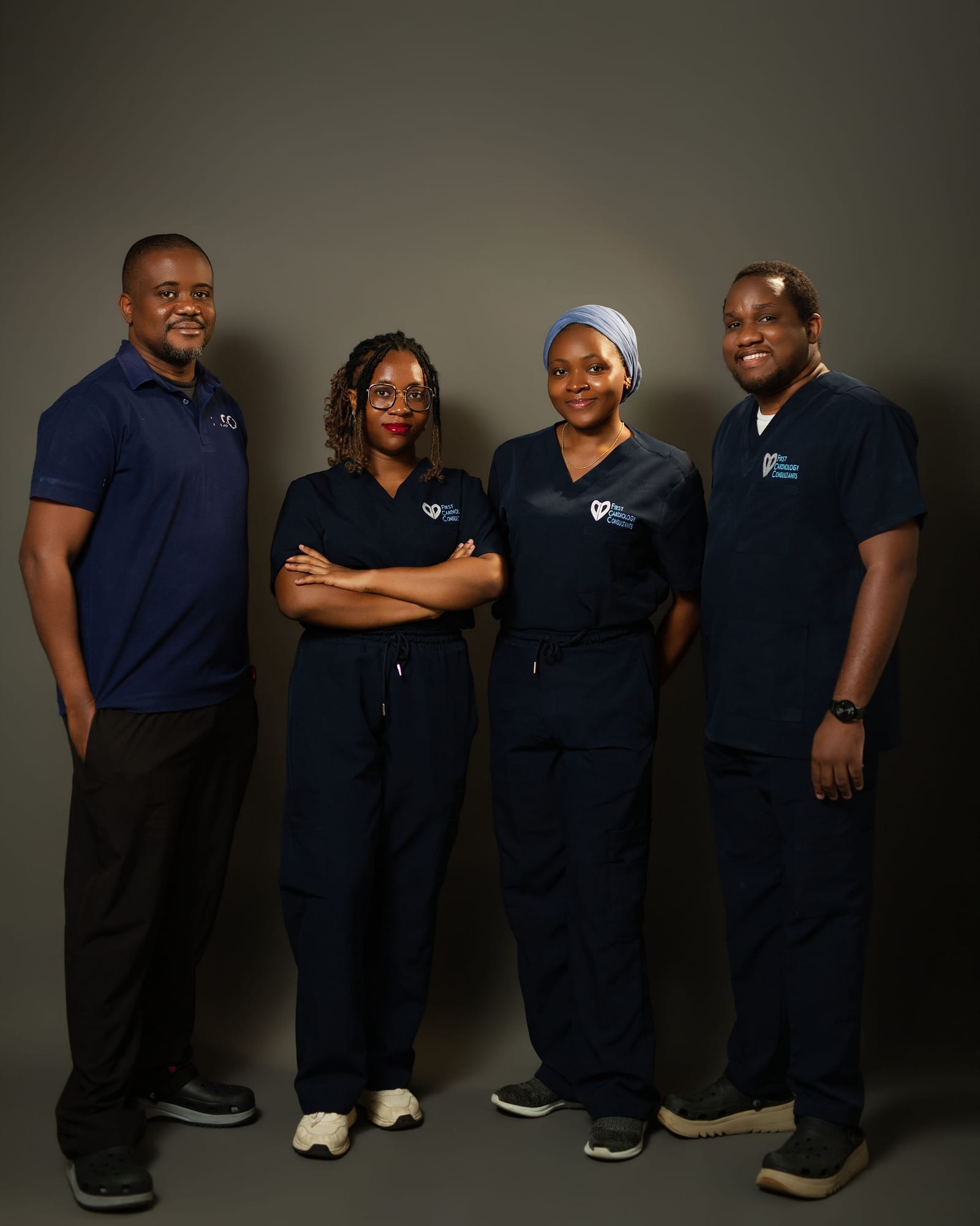 Four FCC Healthcare clinical team members