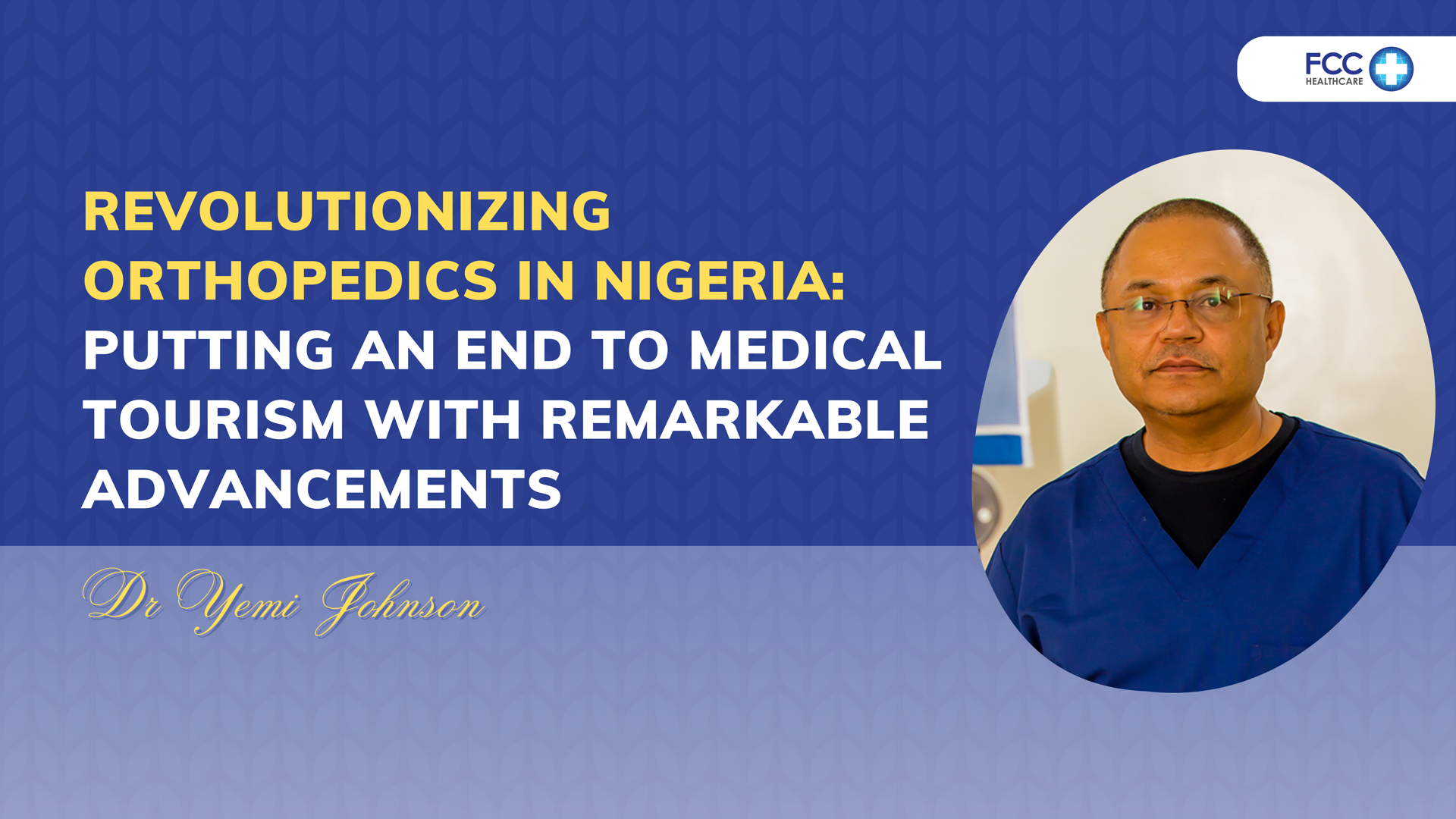 First Cardiology Consultant - orthopedic nigeria